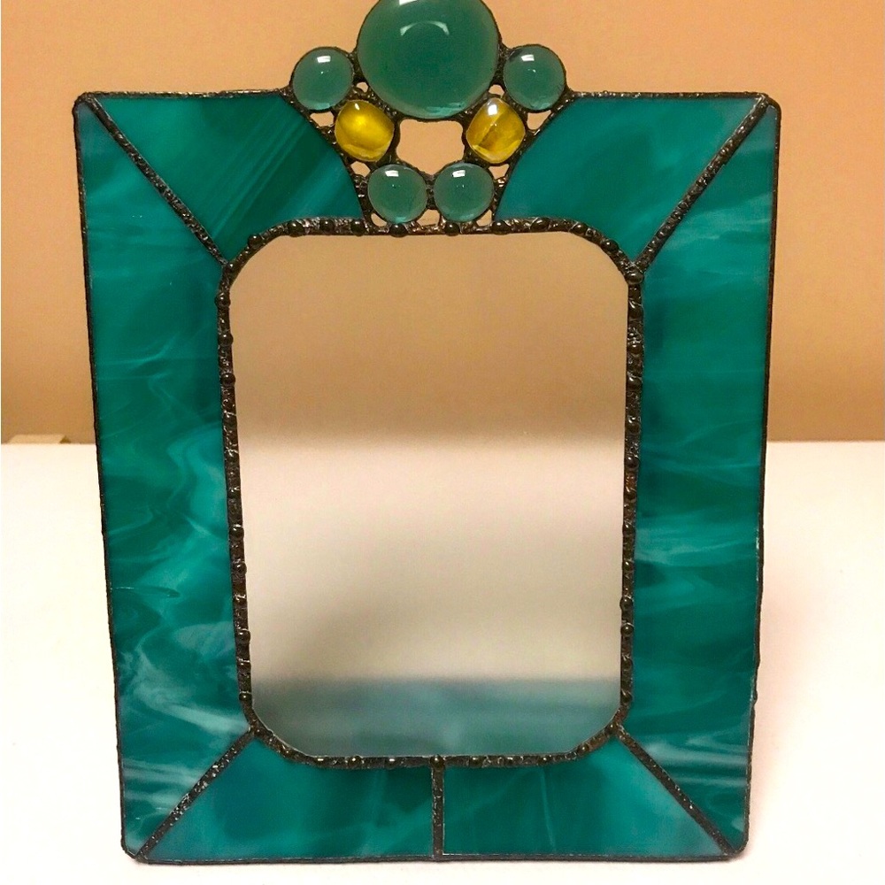 Stained Glass Photo Frame for 4x6 picture